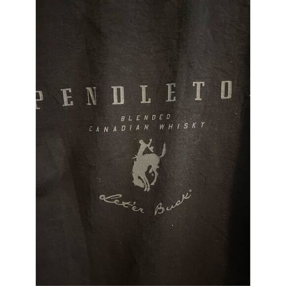 Gildan Pendleton Whiskey Black T-Shirt. Size Medium - Picture 6 of 6